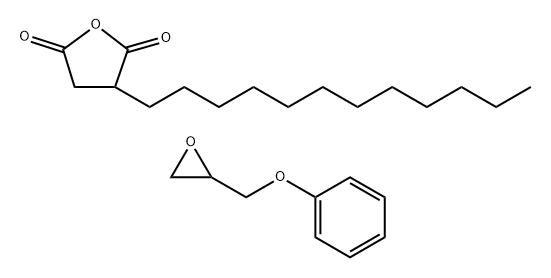 2,5-Furandione, 3-dodecyldihydro-, reaction products with glycidyl Ph ether