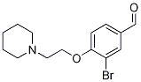 3-BroMo-4-[2-(piperidino)ethoxy]benzaldehyde