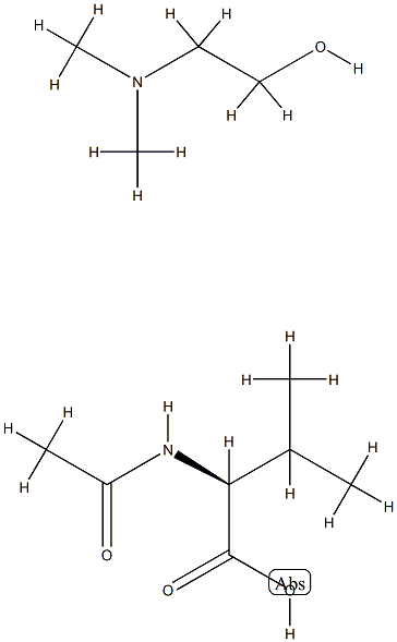 N-acetyl-L-valine, compound with 2-(dimethylamino)ethanol (1:1)