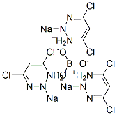 4,6-二氯-1,3,2-三嗪-2-醇,单酯与钠二氢原硼酸酯