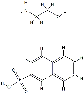 naphthalene-2-sulphonic acid, compound with 2-aminoethanol (1:1)