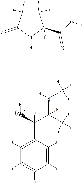 5-oxo-L-proline, compound with [R-(R*,S*)]-alpha-[1-(methylamino)ethyl]benzyl alcohol (1:1)