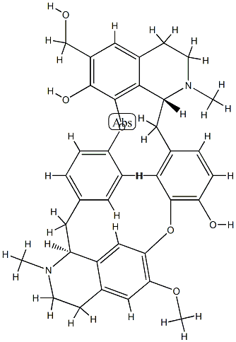 Tubocuraran-7',12'-diol, 6,6'-dimethoxy-2,2'-dimethyl-, monohydrochloride