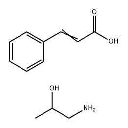 cinnamic acid, compound with 1-aminopropan-2-ol (1:1)