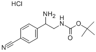 [2-AMINO-2-(4-CYANO-PHENYL)-ETHYL]-CARBAMIC ACID TERT-BUTYL ESTER HYDROCHLORIDE