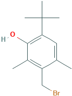 3-(Bromomethyl)-6-(1,1-dimethylethyl)-2,4-dimethylphenol