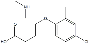 4-(4-chloro-2-methylphenoxy)butyric acid, compound with dimethylamine (1:1)