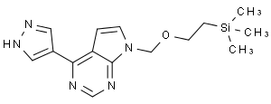 4-(1H-吡唑-4-基)-7-((2-(三甲基甲硅烷基)乙氧基)-甲基)-7H-吡咯并[2,3-d]嘧啶