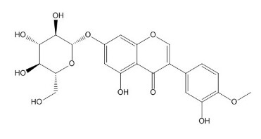 4H-1-Benzopyran-4-one, 7-(β-D-glucopyranosyloxy)-5-hydroxy-3-(3-hydroxy-4-methoxyphenyl)-