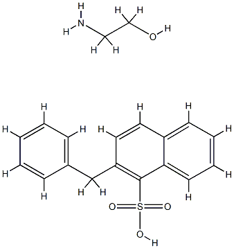 2-benzylnaphthalene-1-sulphonic acid, compound with 2-aminoethanol (1:1)