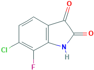 1H-Indole-2,3-dione, 6-chloro-7-fluoro-