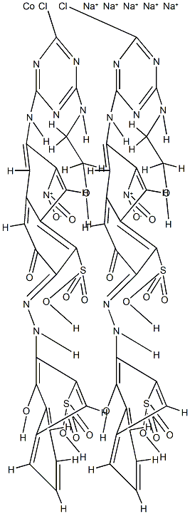 pentasodium bis[4-[[6-[[4-chloro-6-[(2-hydroxyethyl)amino]-1,3,5-triazin-2-yl]amino]-1-hydroxy-2-naphthyl-3-sulpho]azo]-3-hydroxy-7-nitronaphthalene-1-sulphonato(4-)]cobaltate(5-)