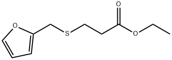 Propanoic acid, 3-(2-furanylmethyl)thio-, ethyl ester