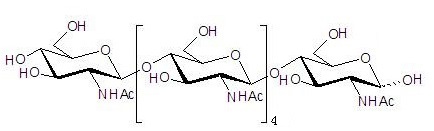 D-Glucose, o-2-(acetylamino)-2-deoxy-beta-D-glucopyranosyl-(1-4)-o-2-(acetylamino)-2-deoxy-beta-D-glucopyranosyl-(1-4)-o-2-(acetylamino)-2-deoxy-beta-D-glucopyranosyl-(1-4)-o-2-(acetylamino)-2-deoxy-beta-D-glucopyranosyl-(1-4)-o-2-(acetylamino)-2-deoxy-beta-D-glucopyranosyl-(1-4)-2-(acetylamino)-2-deoxy-