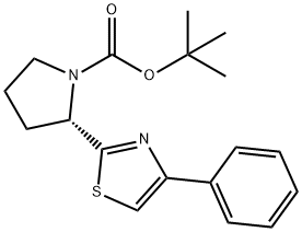 tert-butyl (S)-2-(4-phenylthiazol-2-yl)pyrrolidine-1-carboxylate