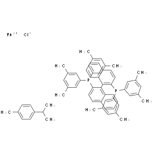 氯[(S)-(+)-2,2′-双(二-(3,5-二甲苯基)膦基)-1,1′-联萘](P-伞花素)氯化钌(II)