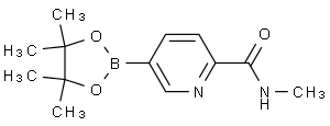 2-(Methylcarbamoyl)pyridine-5-boronic acid, pinacol ester, 6-(Methylaminocarbonyl)pyridine-3-boronic acid, pinacol ester, N-Methyl-5-(4,4,5,5-tetramethyl-1,3,2-dioxaborolan-2-yl)pyridine-2-carboxamide