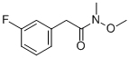 2-(3-FLUOROPHENYL)-N-METHOXY-N-METHYLACETAMIDE