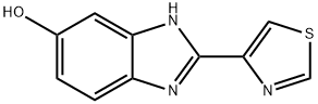 2-(4-Thiazolyl)-5-benzimidazolol,  5-Hydroxy-2-(4-thiazolyl)benzimidazole