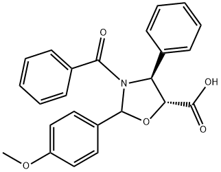 (4S,5R)-3-benzoyl-2-(4-anisyl)-4-phenyl-5-oxazolidinecarboxylic acid