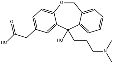 Dibenz[b,e]oxepin-2-acetic acid, 11-[3-(dimethylamino)propyl]-6,11-dihydro-11-hydroxy-