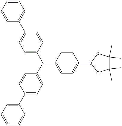 2-[4-[二(4-联苯基)氨基]苯基]-4,4,5,5-四甲基-1,3,2-二氧杂硼戊烷