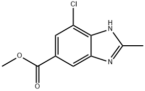7-Chloro-2-methyl-1H-benzoimidazole-5-carboxylic acid methyl ester