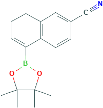 5-(4,4,5,5-Tetramethyl-[1,3,2]dioxaborolan-2-yl)-7,8-dihydronaphthalene-2-carbonitrile