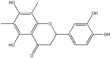 (±)-2-(3,4-dihydroxyphenyl)-2,3-dihydro-5,7-dihydroxy-6,8-dimethyl-4-benzopyrone