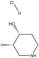 (3S,4R)-3-methylpiperidin-4-ol:hydrochloride