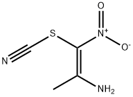 Thiocyanic acid, 2-amino-1-nitro-1-propenyl ester, (E)- (9CI)