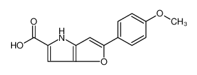 2-(4-Methoxyphenyl)-4H-furo[3,2-b]pyrrole-5-carboxylic Acid