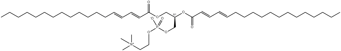 1,2-Di-[(2E,4E)-2,4-octadecadienoyl]-sn-glycero-3-phosphocholine