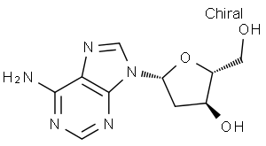 beta-D-erythro-Pentofuranoside, adenine-9 2-deoxy-