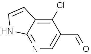 1H-pyrrolo[2,3-b]pyridine-5-carboxaldehyde, 4-chloro-