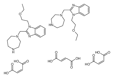 (E)-but-2-enedioic acid,2-(1,4-diazepan-1-ylmethyl)-1-(2-ethoxyethyl)benzimidazole