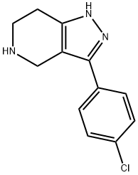 1H-Pyrazolo[4,3-c]pyridine, 3-(4-chlorophenyl)-4,5,6,7-tetrahydro-
