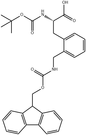 (S)-3-(2-(((((9H-芴-9-基)甲氧基)羰基)氨基)甲基)苯基)-2-((叔丁氧基羰基)氨基)丙酸