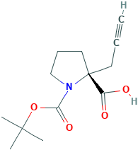Boc-α-(2-丙炔基)-L-脯氨酸
