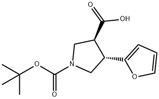 (Tert-Butoxy)Carbonyl (±)-trans-4-(2-furanyl)-pyrrolidine-3-carboxylic acid