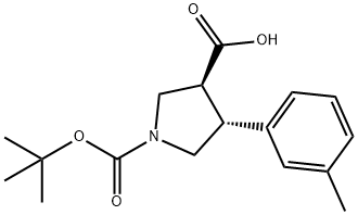 Boc-(±)-trans-4-(3-methyl-phenyl)-pyrrolidine-3-carboxylic acid