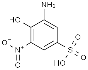 3-amino-4-hydroxy-5-nitrobenzenesulphonic acid
