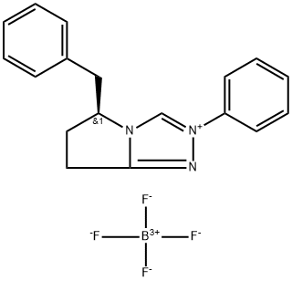 (S)-5-苄基-2-苯基-6,7-二氢-5H-吡咯并[2,1-C][1,2,4]三唑-2-四氟硼酸钾