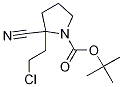 tert-butyl 2-(2-chloroethyl)-2-cyanopyrrolidine-1-carboxylate