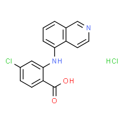 4-CHLORO-2-(ISOQUINOLIN-5-YLAMINO)BENZOIC ACID HYDROCHLORIDE