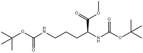 L-Ornithine, N2,N5-bis[(1,1-dimethylethoxy)carbonyl]-, methyl ester