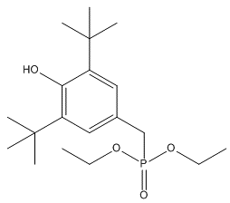 Phosphonicacid,[[3,5-bis(1,1-dimethylethyl)-4-hydroxyphenyl]methyl]-,diethylester