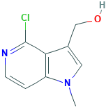 1H-Pyrrolo[3,2-c]pyridine-3-methanol, 4-chloro-1-methyl-