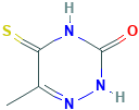 1,2,4-Triazin-3(2H)-one,4,5-dihydro-6-methyl-5-thioxo-(9CI)