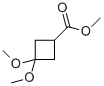 3,3-Dimethoxycyclobutane-1-carboxylate methyl ester